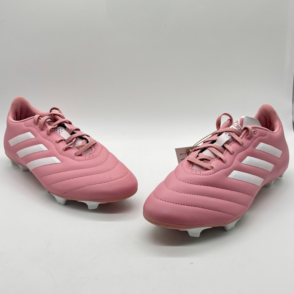 NEW‎ Adidas Goletto VIII FG Soccer Cleats Womens Size 12 Mens 11 Pink White